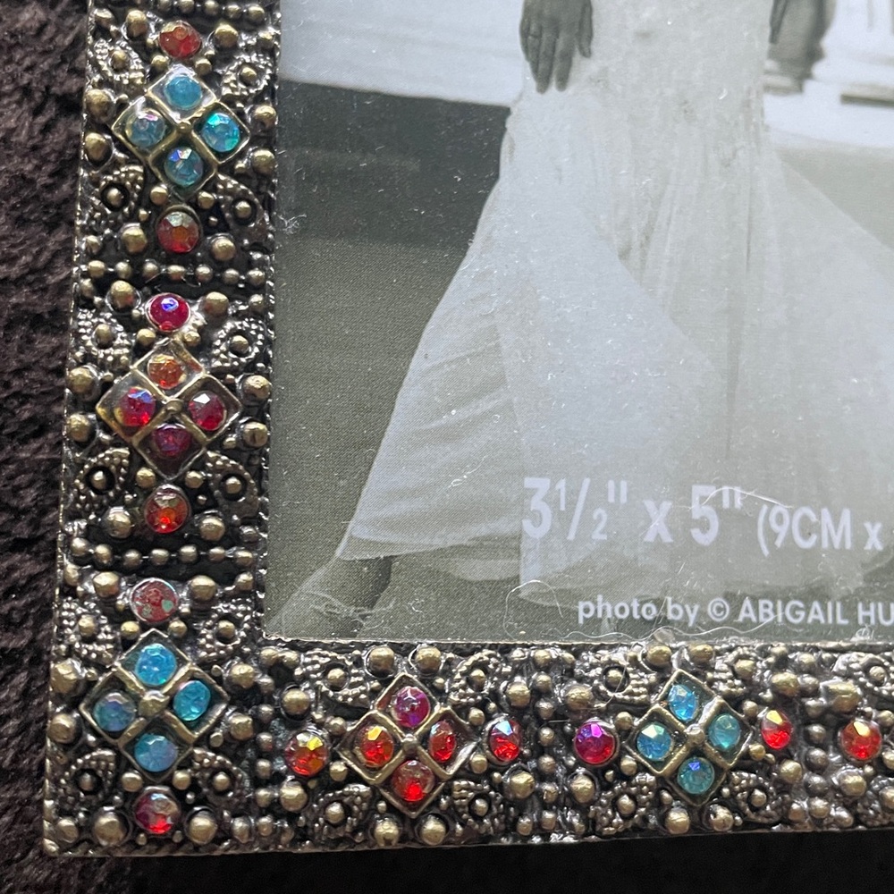 Colorful Beaded Photo Frame